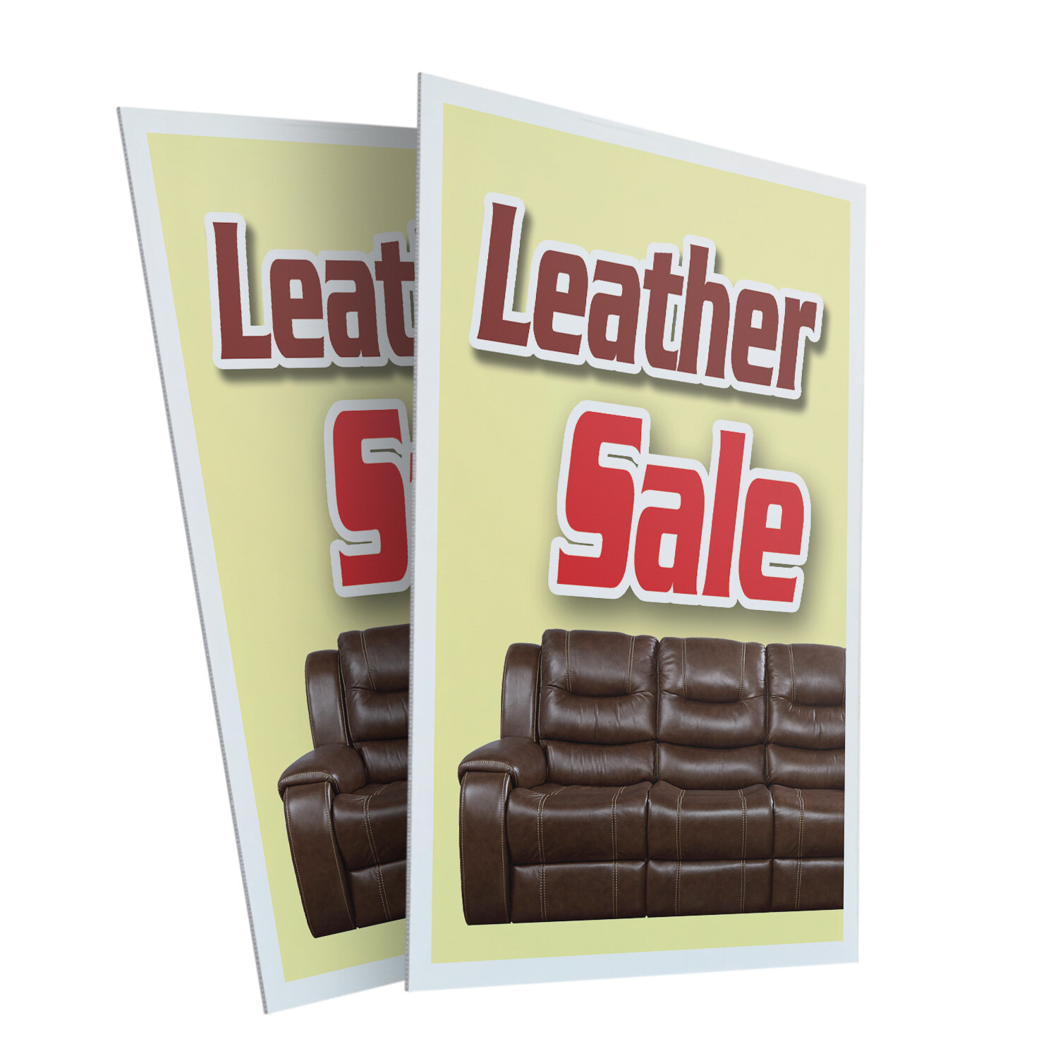 A-frame Sidewalk Leather Sale 24″ x 36″ Double Sided A-Frame Sidewalk Sign