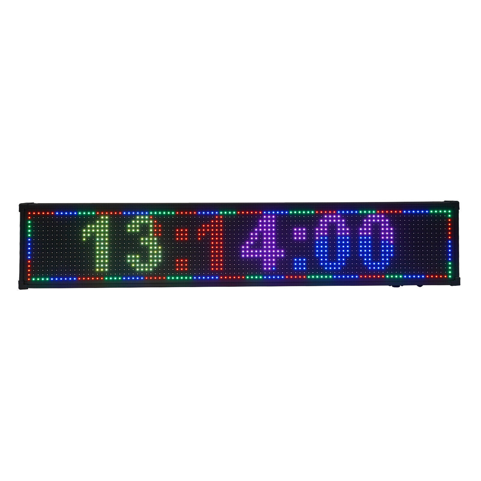 LED Scrolling Sign 26″*8″ Message Board Full Color RGB Programmable Sign