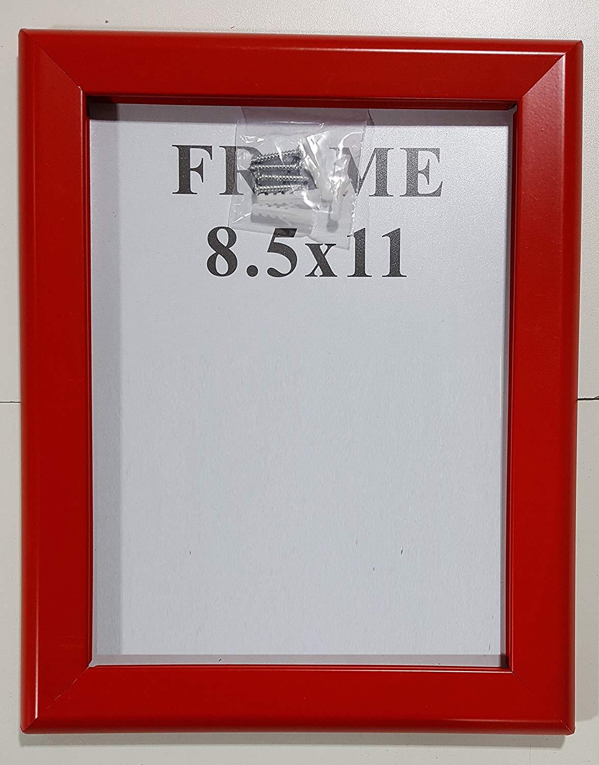 SNAP Frame RED 8.5X11 (Heavy Duty)-REF24-1027