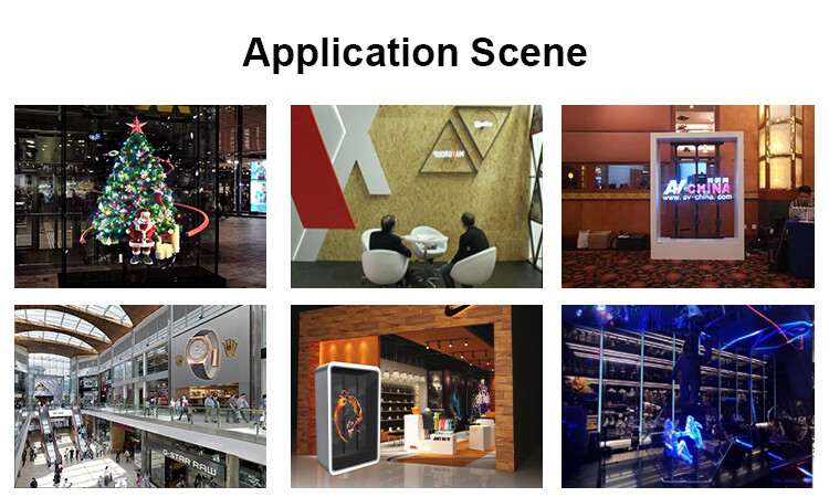 Creative Advertising HD Holographic 3D Display LED Hologram Fan for Commercial