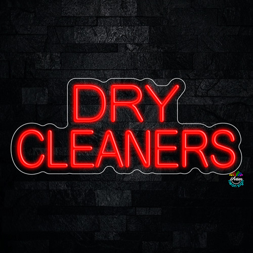 Dry Cleaners LED Neon Sign 24″L x 10″H #32239
