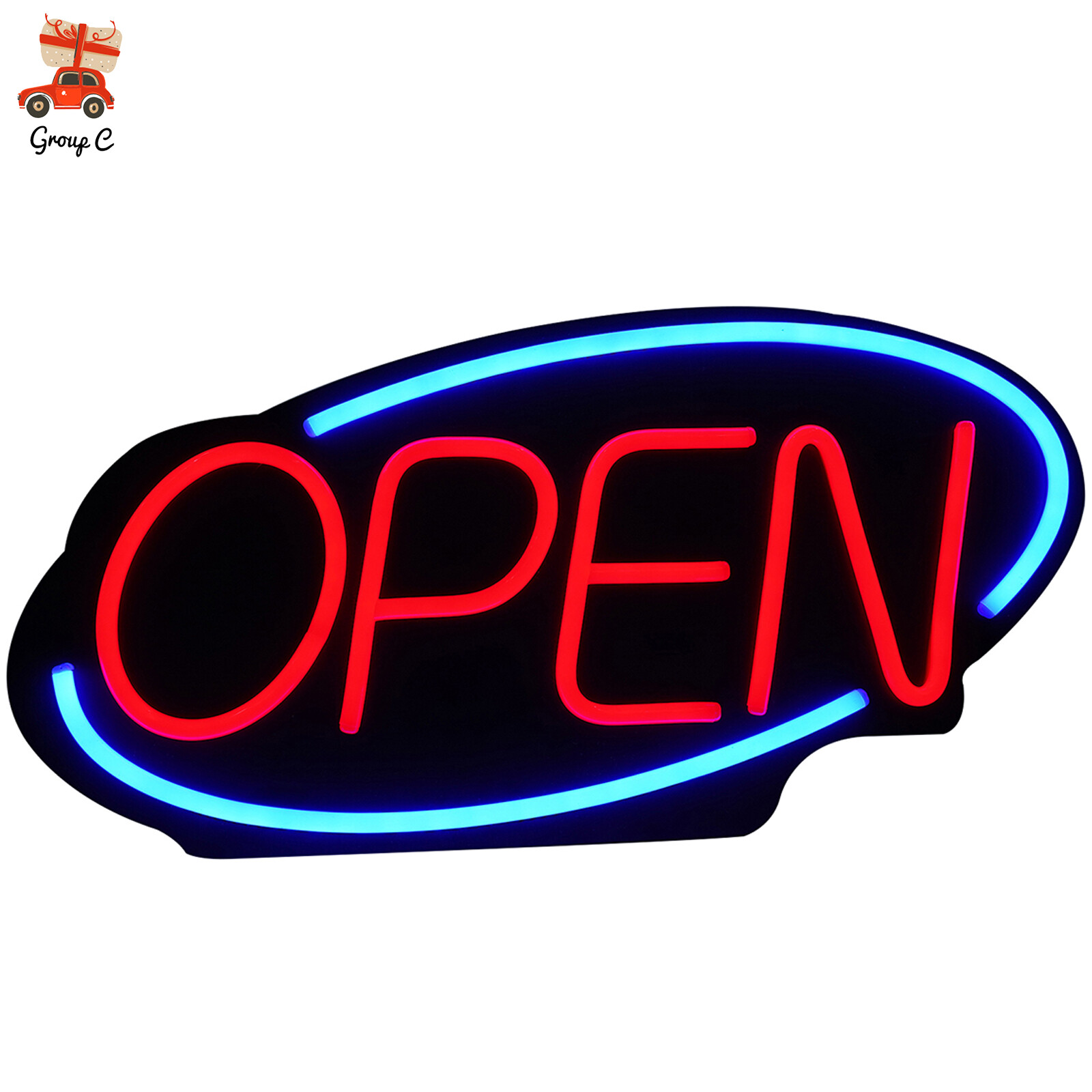24″ inch LED Open Sign Neon Bright for Restaurant Bar Club Shop Store Business