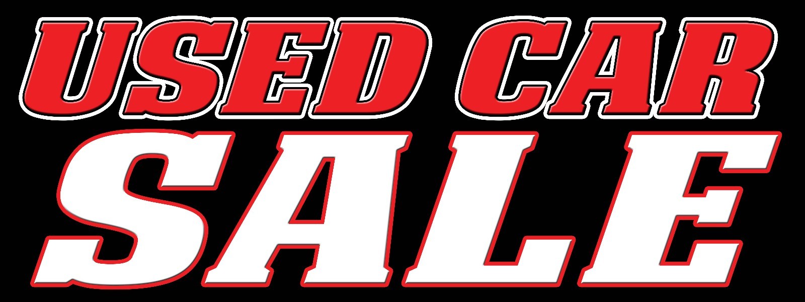 Used Car Sale Banner 36″x96″ Free Shipping & Customization, Ready to Hang!