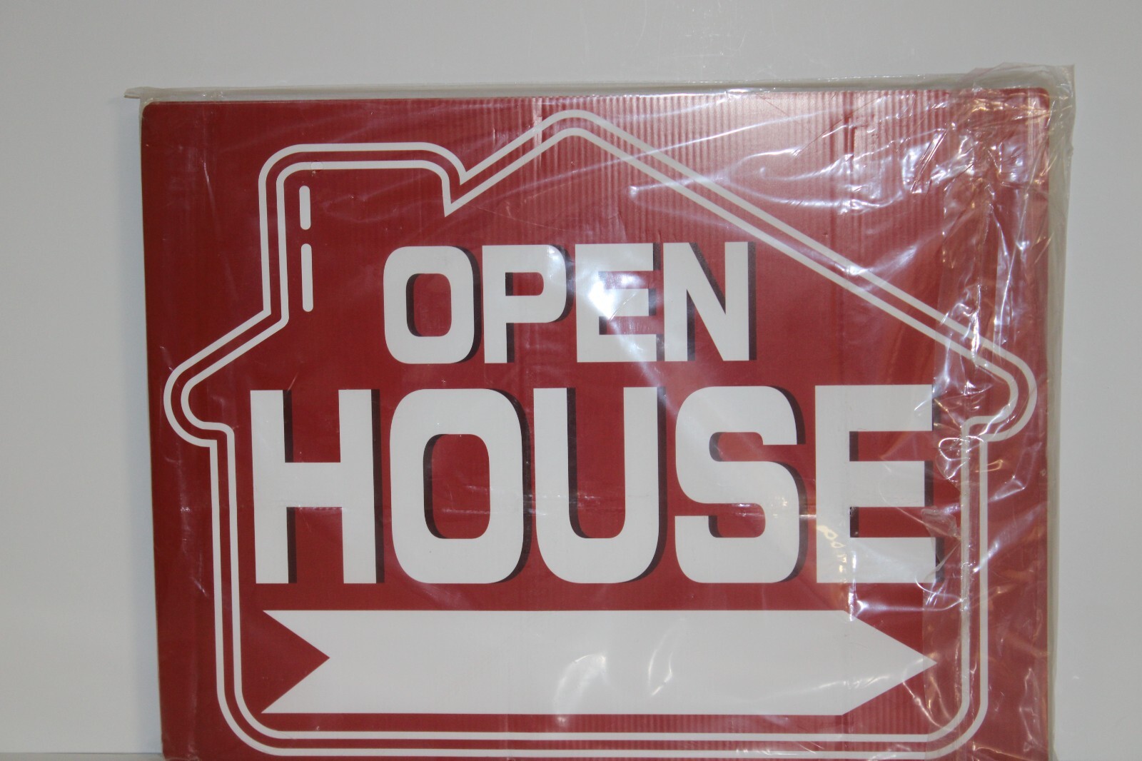 Open House Signs 5 Pack 16″ x 12″ Double-Sided Yard Signs with Metal H Stakes…