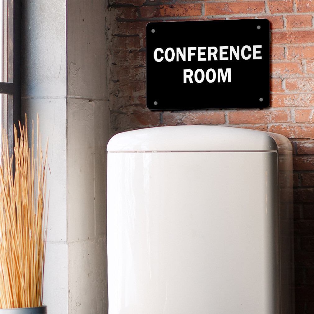 Horizontal Metal Sign Conference Room Business Designer Slider