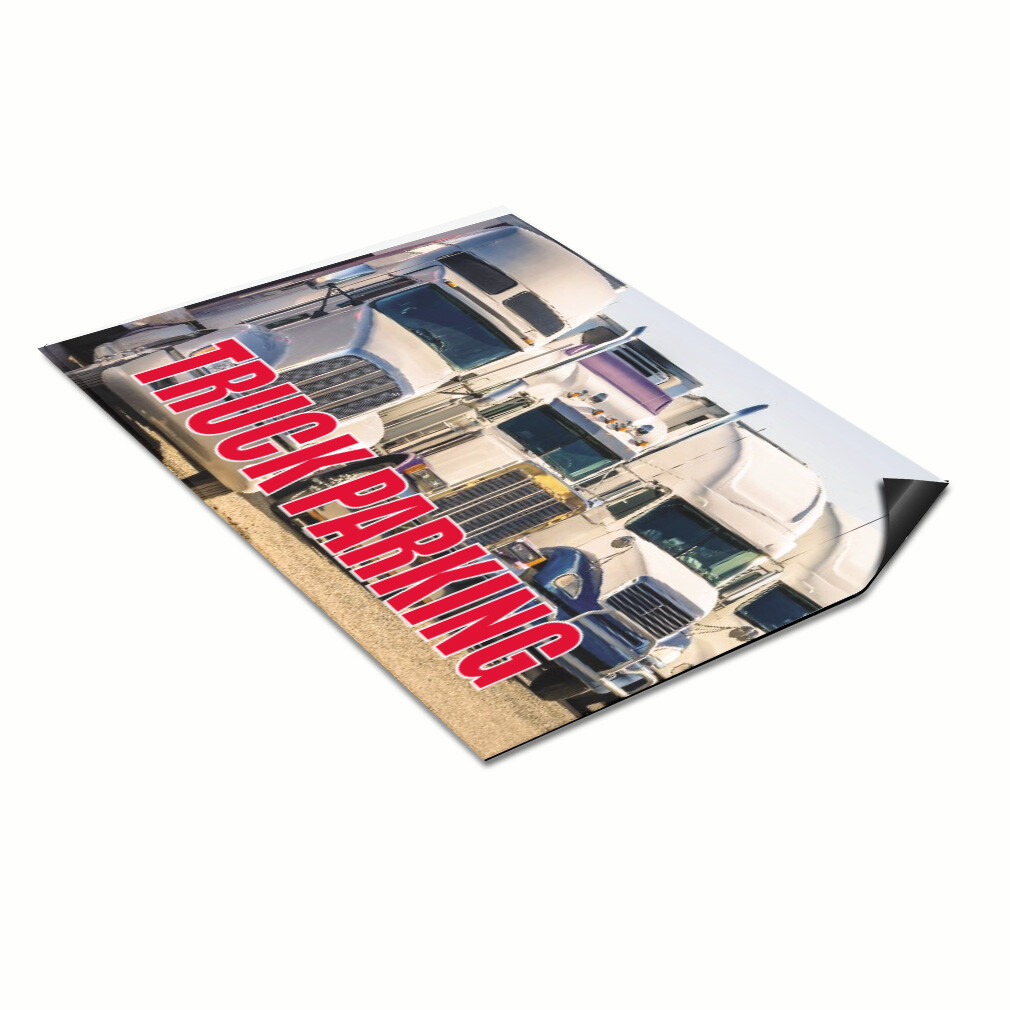Car Magnet Set of 2 Truck Parking Outdoor Advertising Printing Industrial Sign