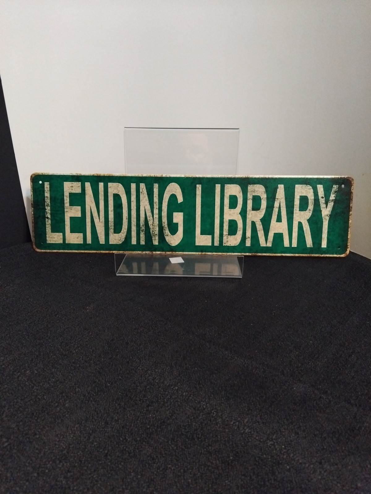 Lending Library Sign| College School Home Man Cave Vintage Décor Aluminum Sign