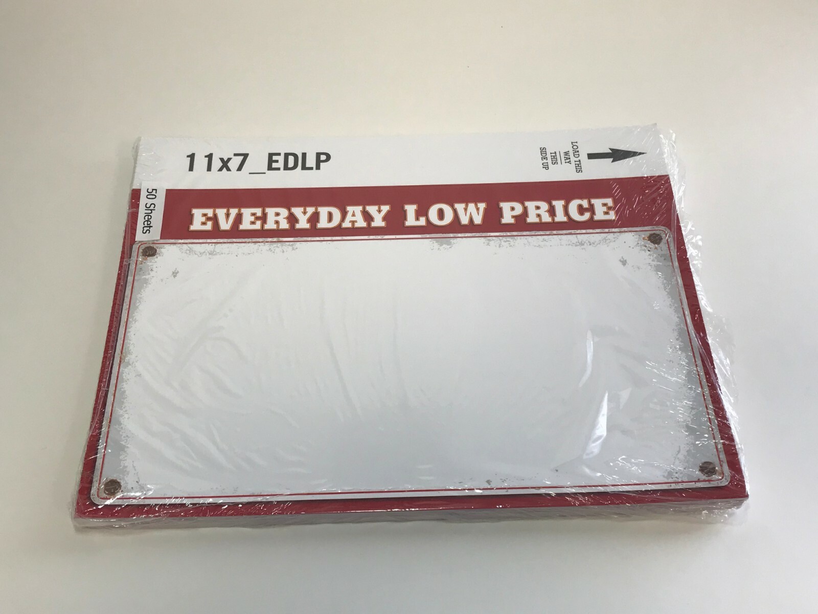 Printable Blank Business Retail Price Sign Cards, Assorted Packs