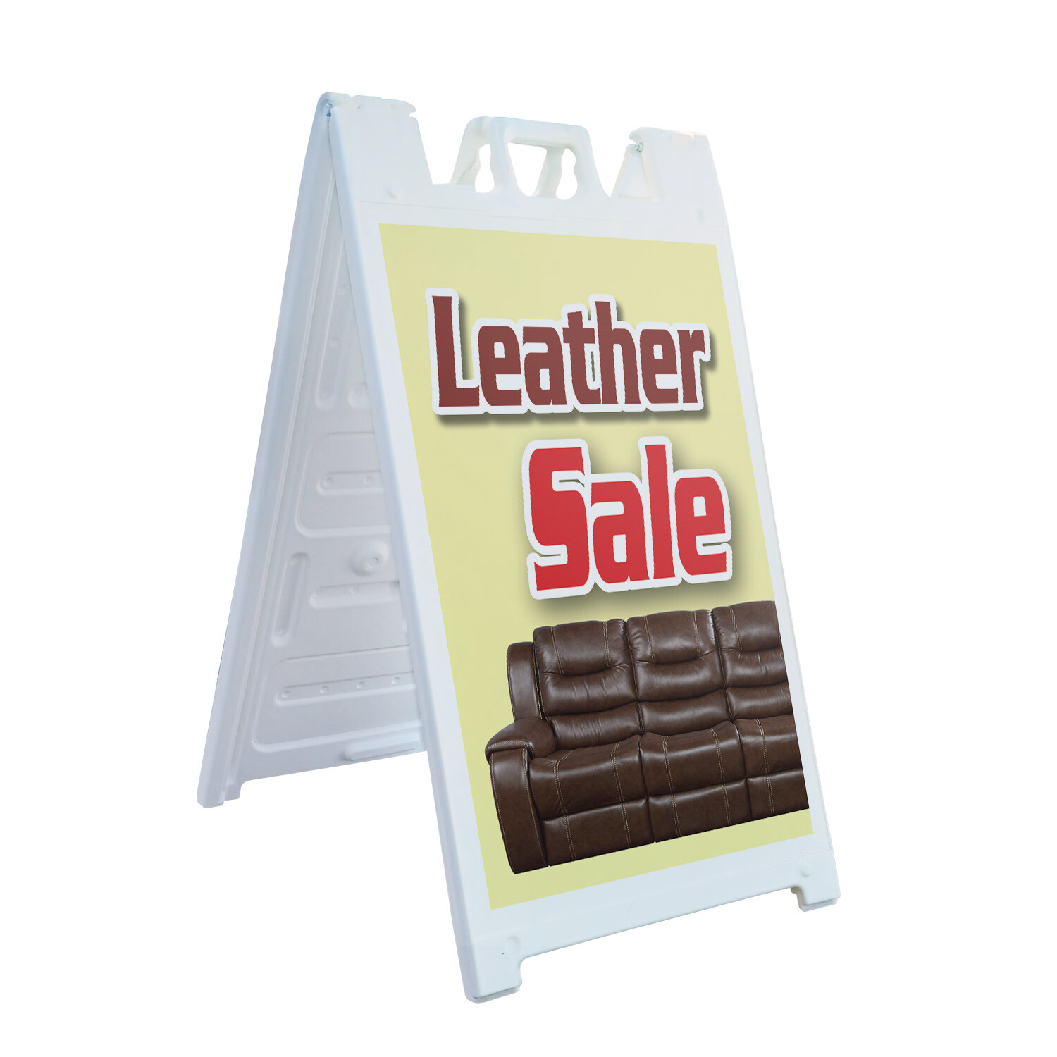 A-frame Sidewalk Leather Sale 24″ x 36″ Double Sided A-Frame Sidewalk Sign