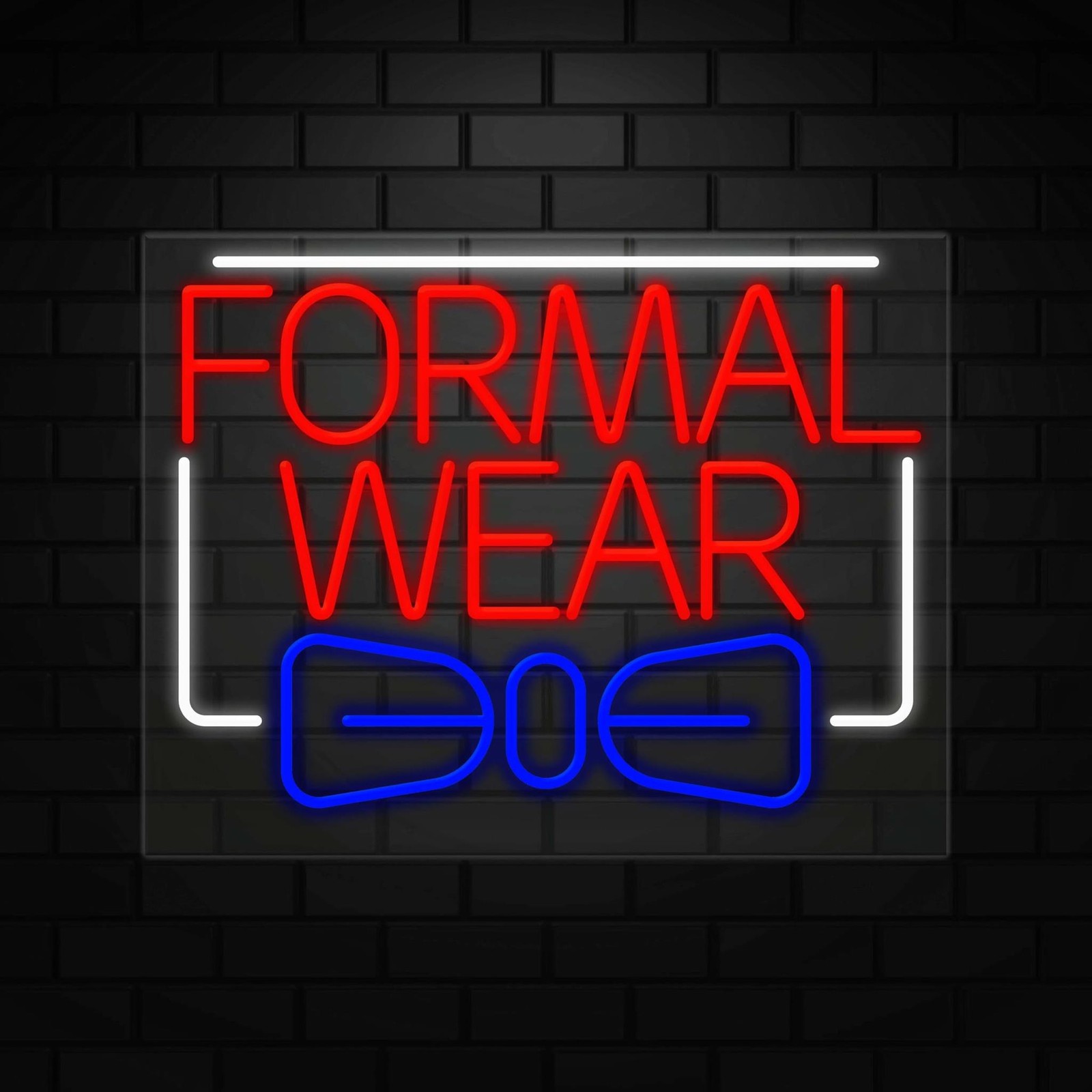 Formal Wear Neon Sign for Retail Displays | LED Flex Neon | 31″W x 24″H x 1″D