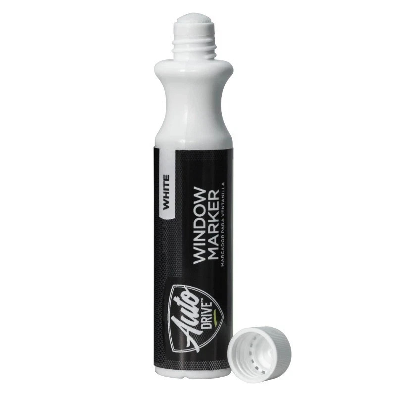 Auto Drive Universal Automotive Window Marker, White, 48 ml/1.62 oz., 141,1 Pack