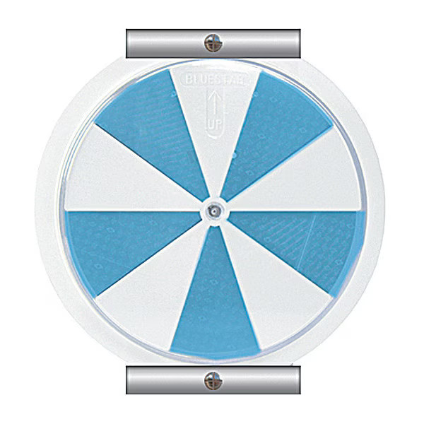 Ice Alert Indicator Sign, 6 in Height, 6 in Width, Aluminum, Plastic, Circle, No