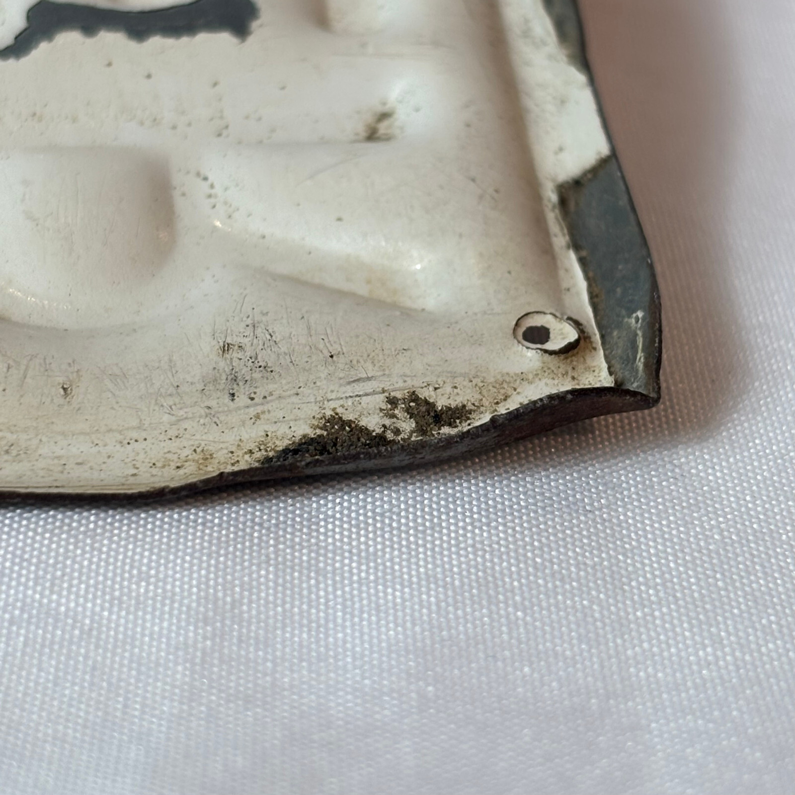 Embossed Steel DO NOT START MAN WORKING IN PULPER Sign Industrial Paper Plant