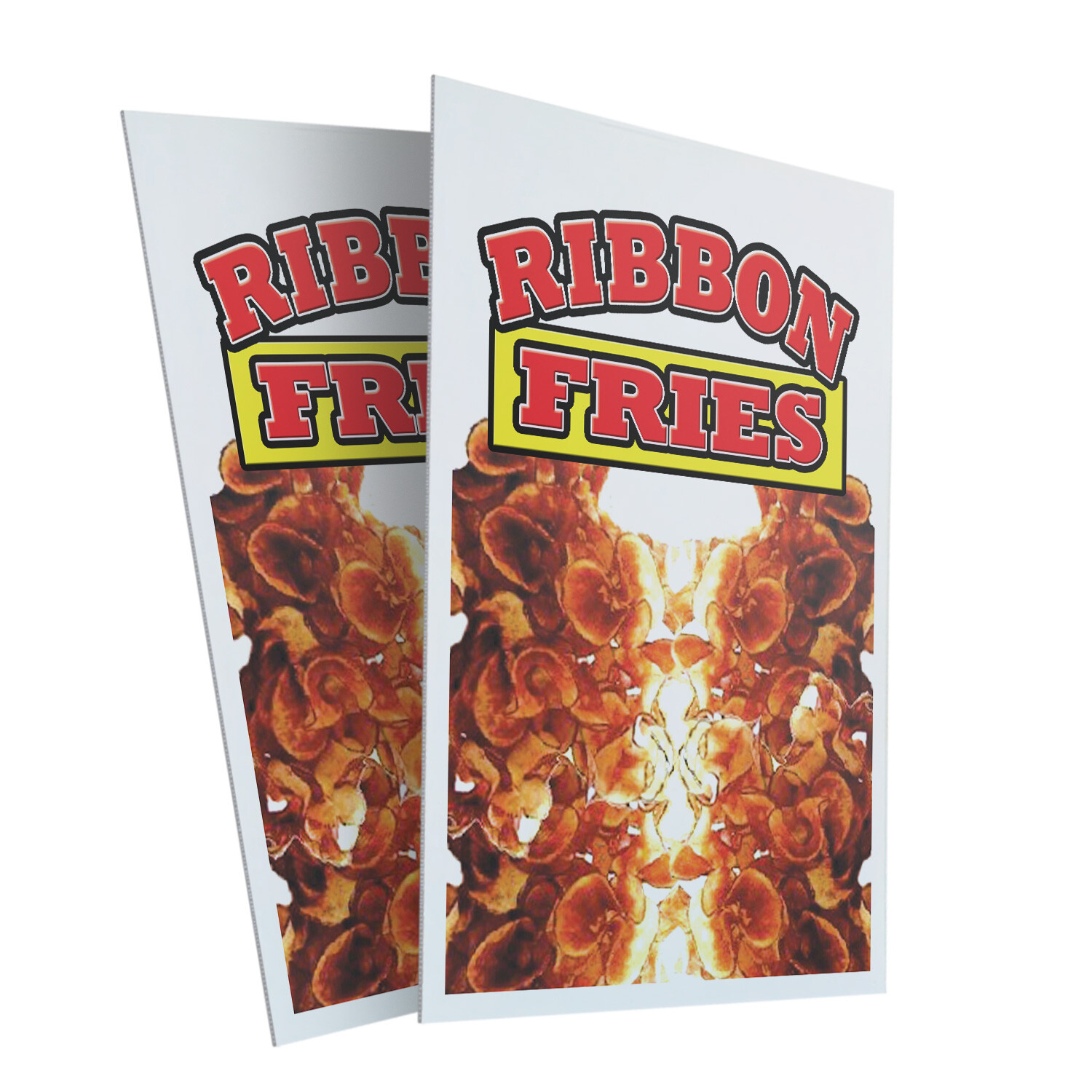 A-frame Sidewalk Ribbon Fries 24″ x 36″ Double Sided A-Frame Sidewalk Sign