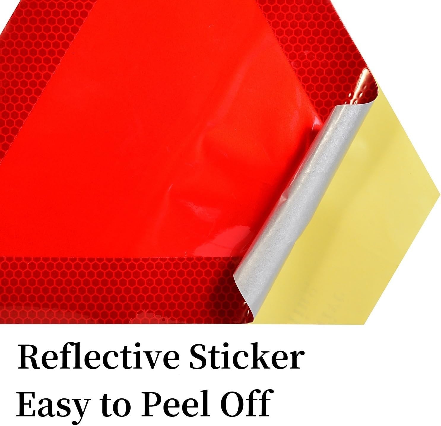 Reflective Slow Moving Vehicle Triangle Signs 2 Pack Safety Decals Outdoor USNew