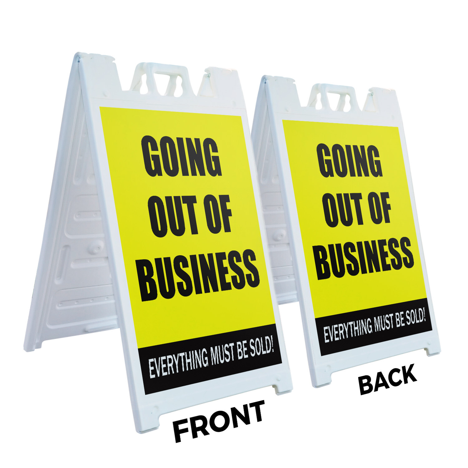 A-frame Sidewalk Going Out Of Business 24″ x 36″ Double Sided A-Frame Sidewalk S
