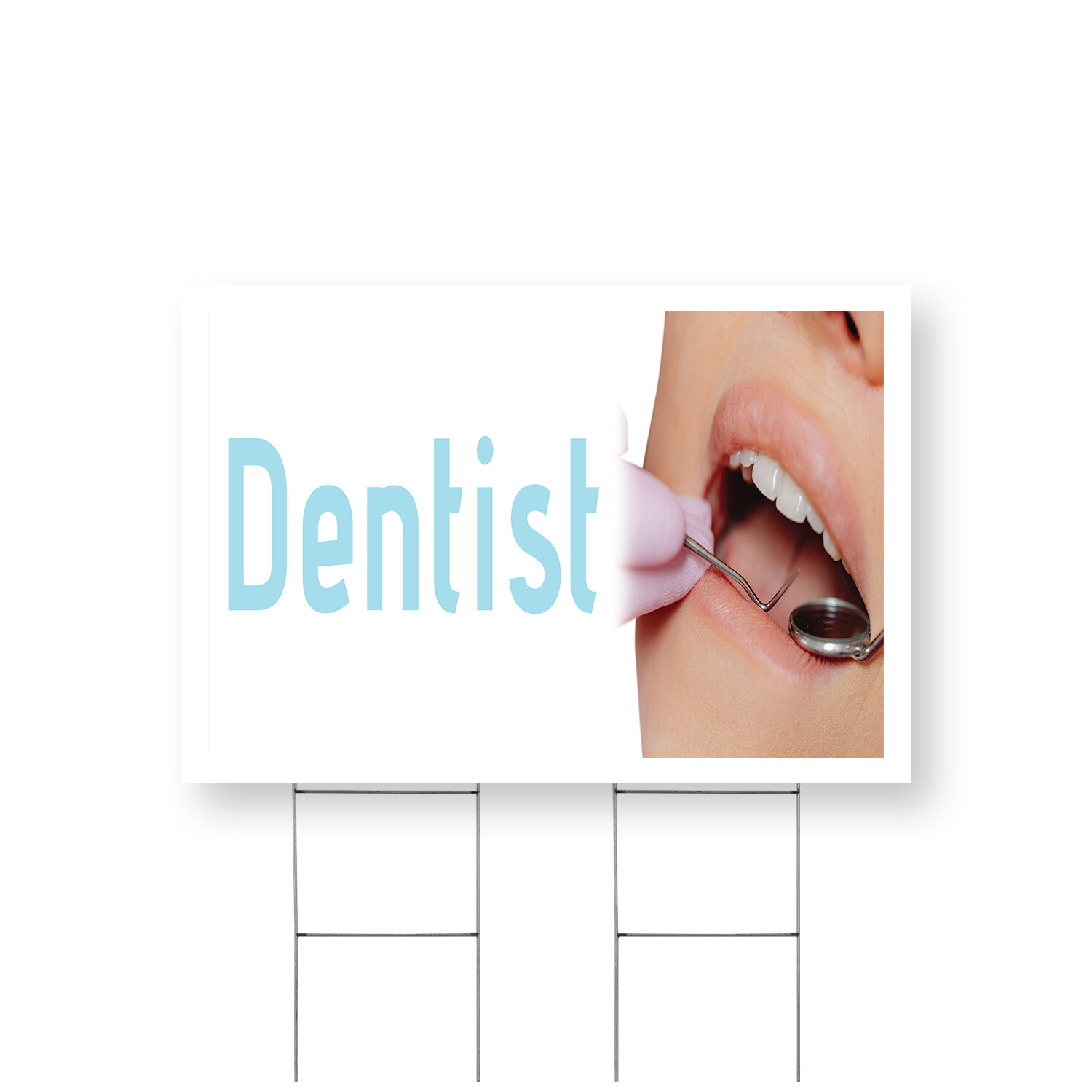 Dentist Yard Sign Professional Dental Care, Clinics, Family Services