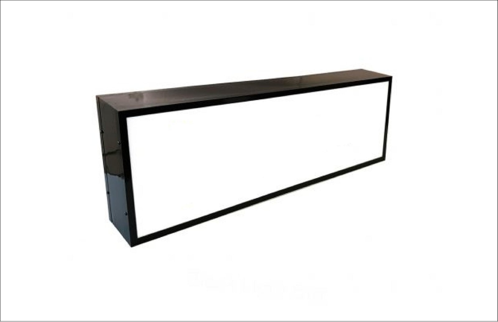 Outdoor Light Box Sign Frame Kit with Led lighting power supply 2’x4′ x 7″ deep