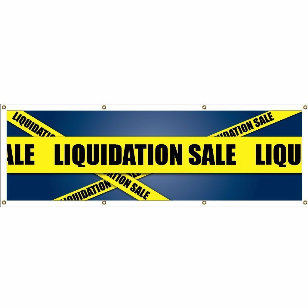 Liquidation Sale! Vinyl Banner with Grommets
