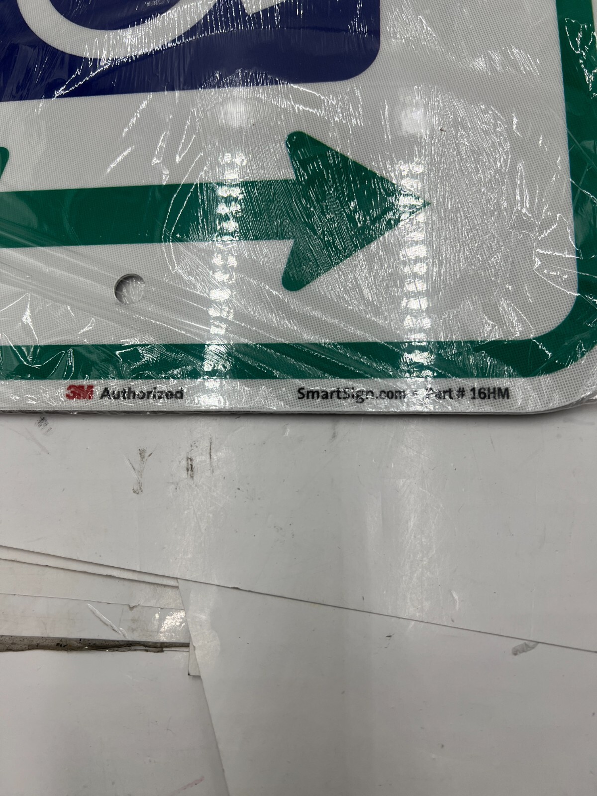 (QTY 2) SmartSign “Reserved Parking” Handicap Parking Sign Bi-Arrow 12″ x 18″