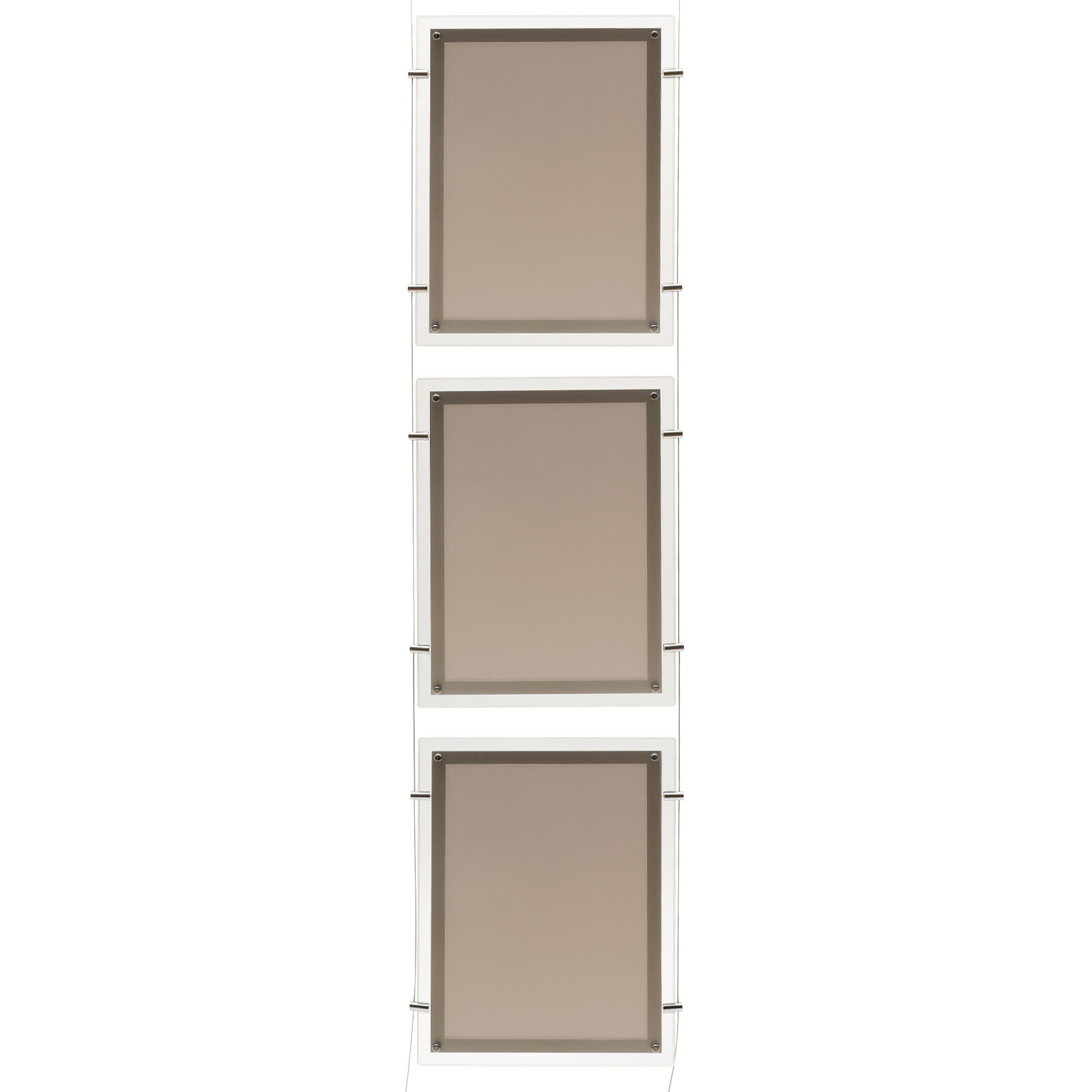 3PCS A3 Real Estate Window Hanging Led Backlit Picture Frame Display Sign Holder
