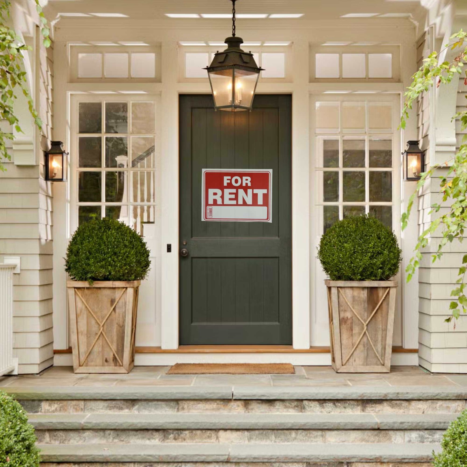 9″X12″ “FOR RENT” Plastic Signage Sign-1 Pack