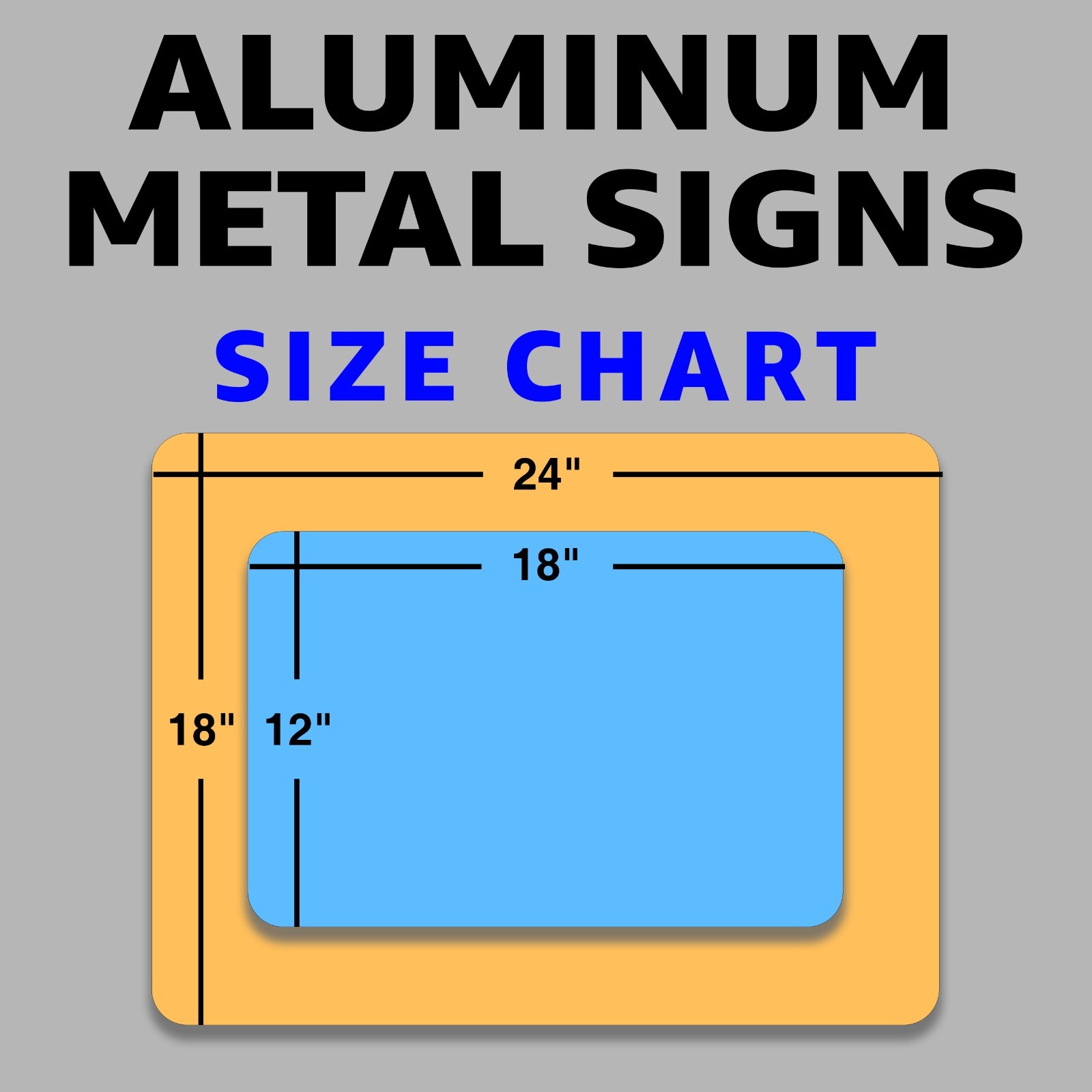 SIGNOGRAFX Custom Sign, 18” x 24” with Your Own Design, Colors, Picture & words