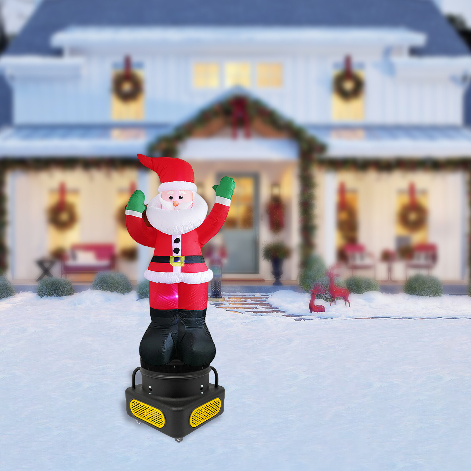 Commercial Air Blower Fan for Wacky Waving Inflatable Tube Man 1 HP