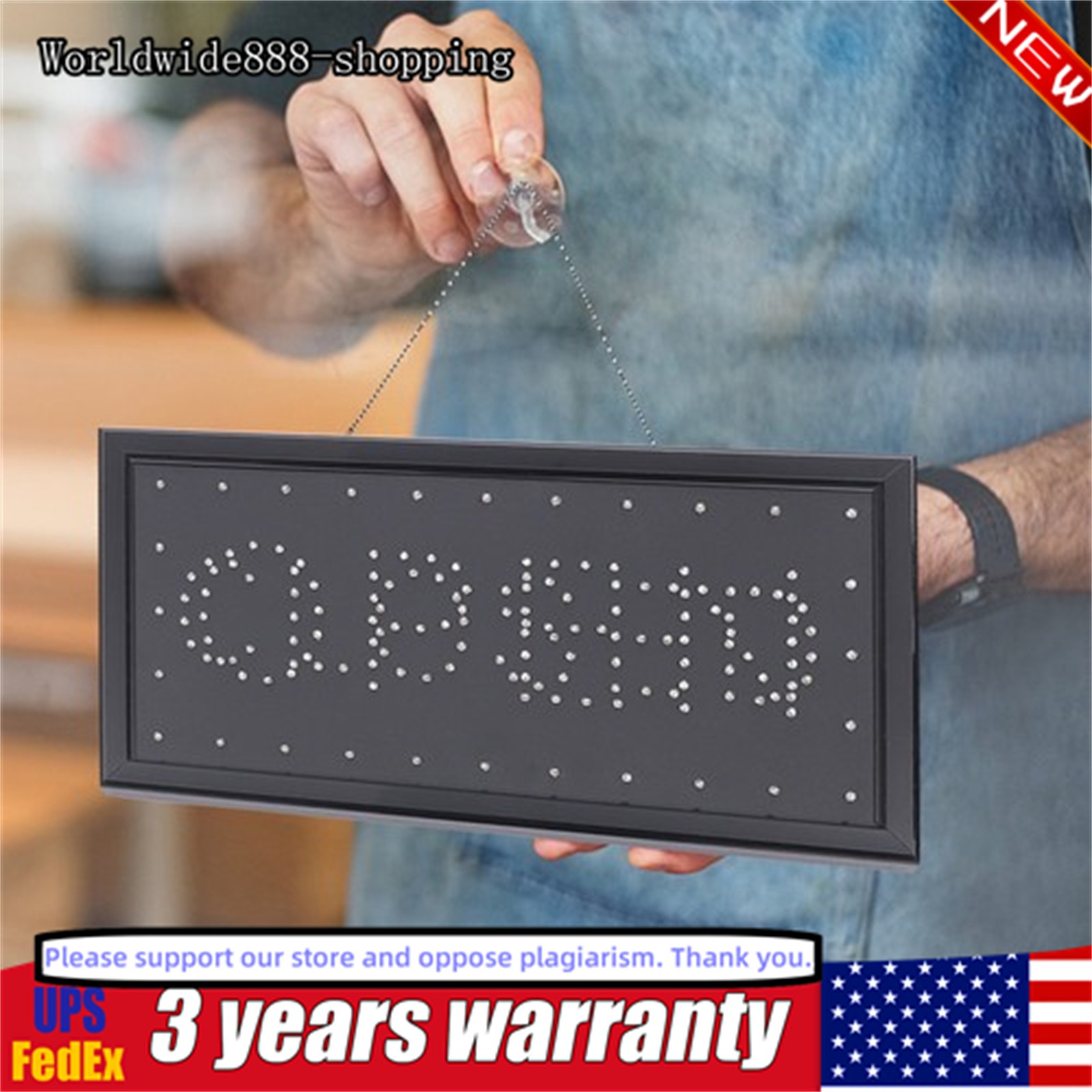 Interchangeable OPEN and CLOSED LED Sign Neon Super Bright for Store Shop