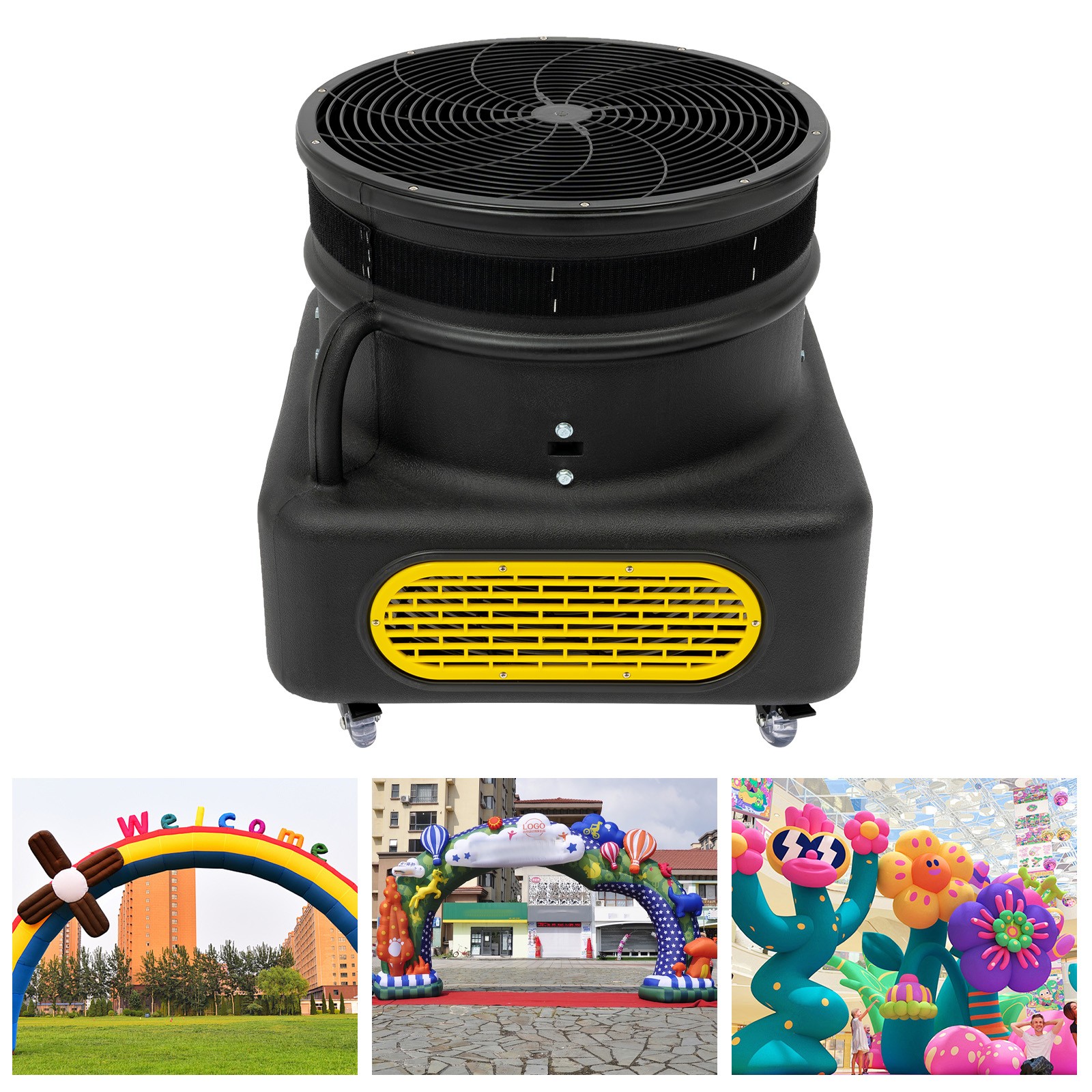 Commercial Air Blower Fan for Wacky Waving Inflatable Tube Man 1 HP
