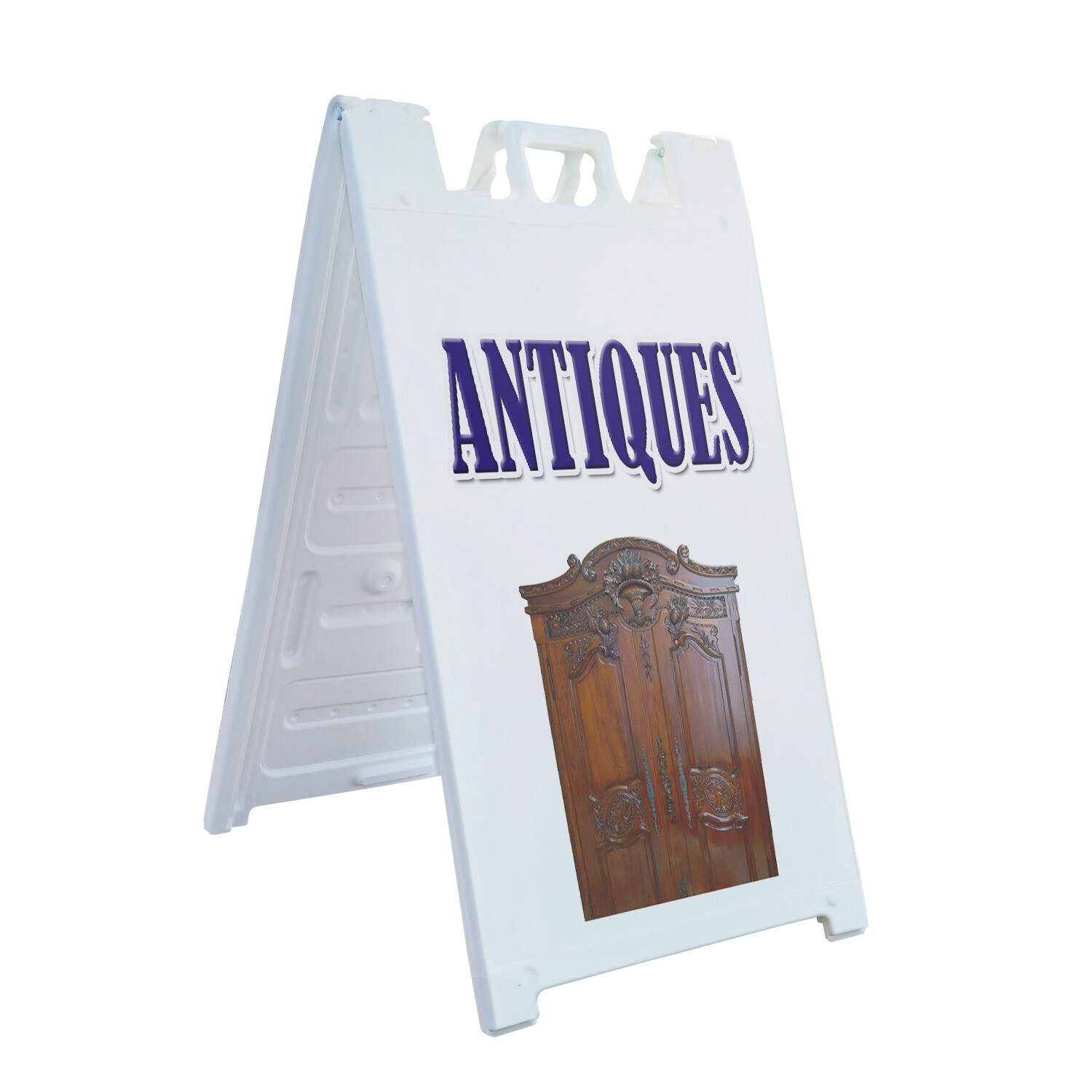 A-frame Sidewalk Antiques 24″ x 36″ Double Sided A-Frame Sidewalk Sign