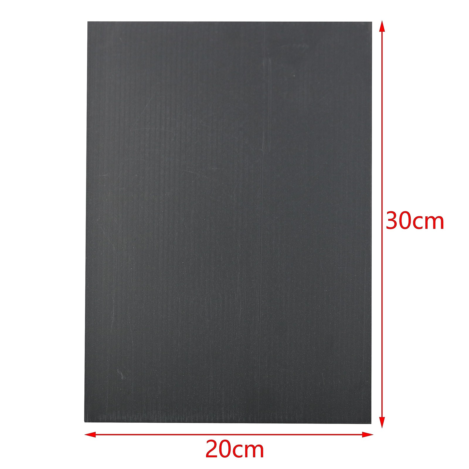 5pcs Corrugated Plastic Sheets Black Waterproof Sign Blank Board 20cmx30cmx0.3mm