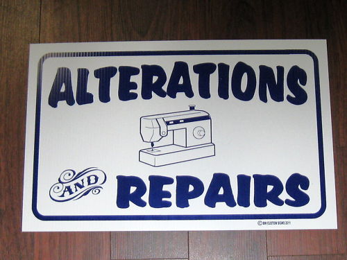 General Business Sign: Alterations and Repairs