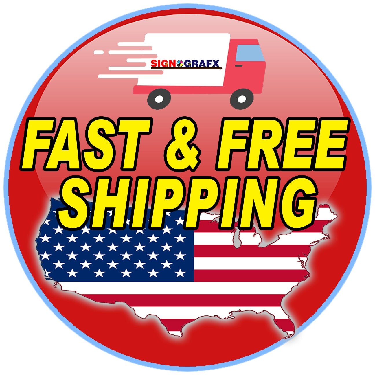 SIGNOGRAFX Custom Sign, 18” x 24” with Your Own Design, Colors, Picture & words