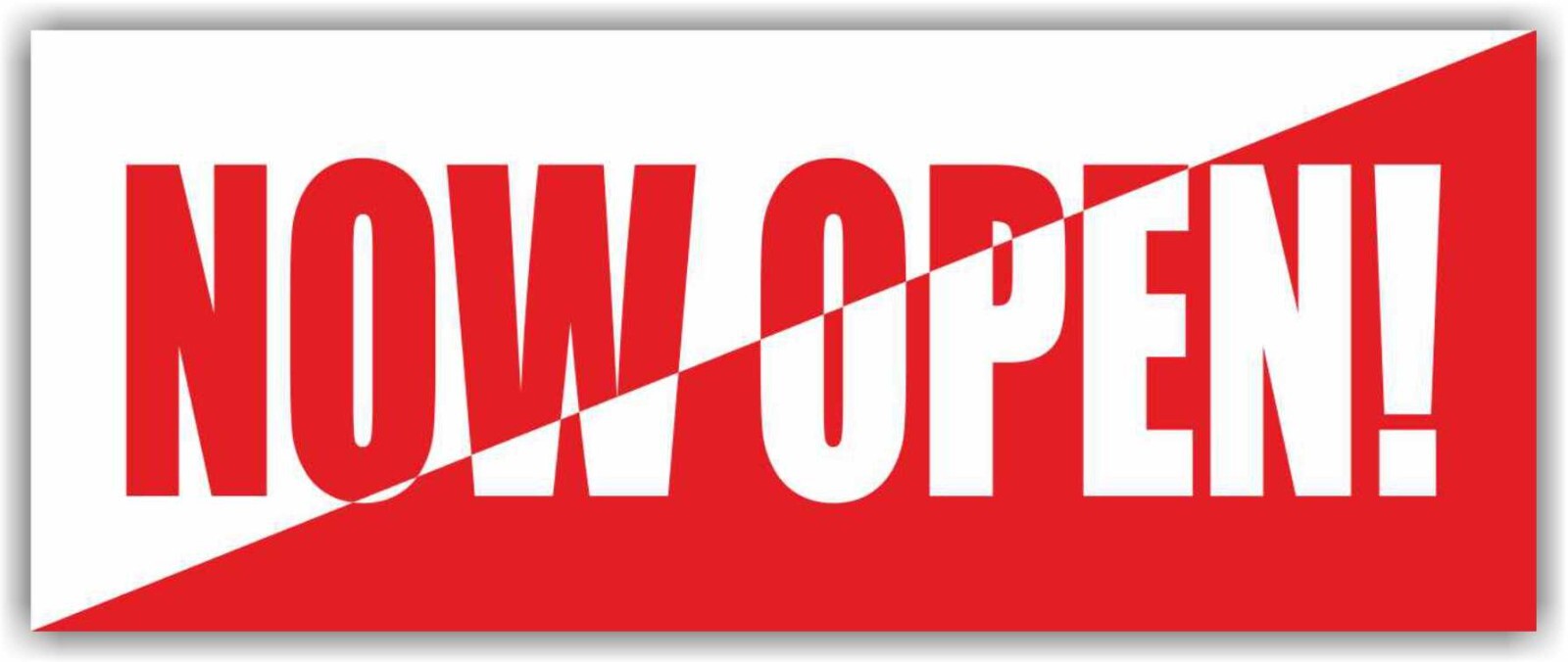 NOW OPEN Advertising Banner Vinyl Mesh Sign Alternative Store Grand Opening