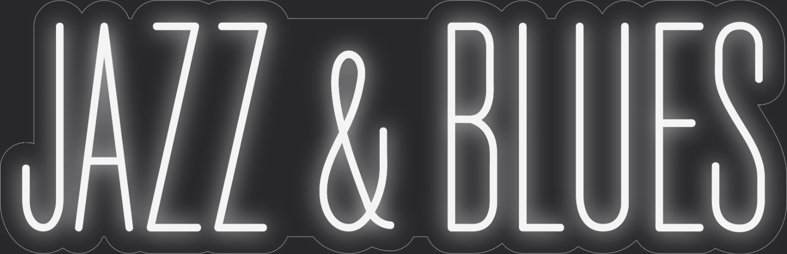Jazz blues Neon LED Sign Business Wall Decor Lighted Store Sign 36 x 11 in.