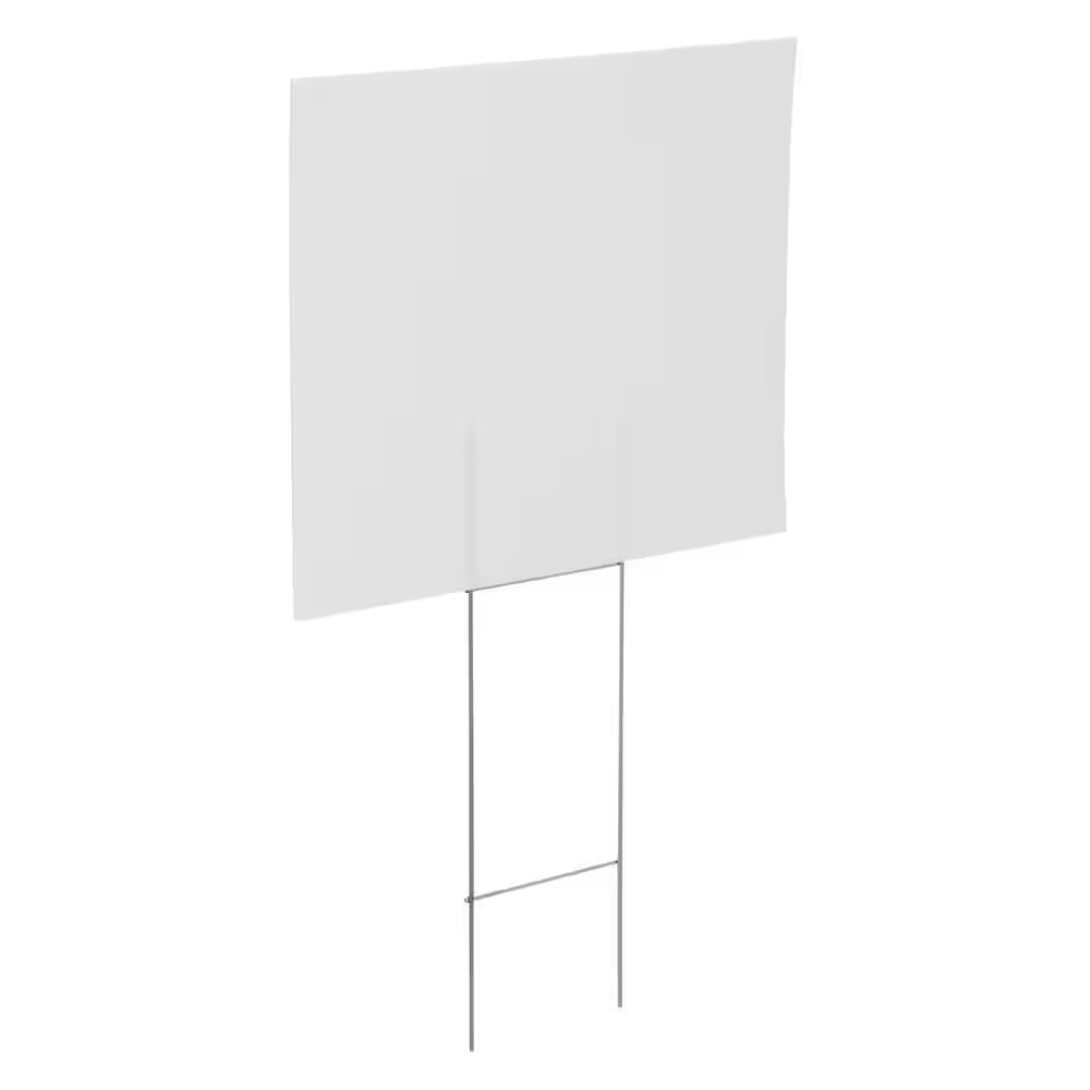14 In. X 18 In. Corrugated Plastic Blank Yard Sign