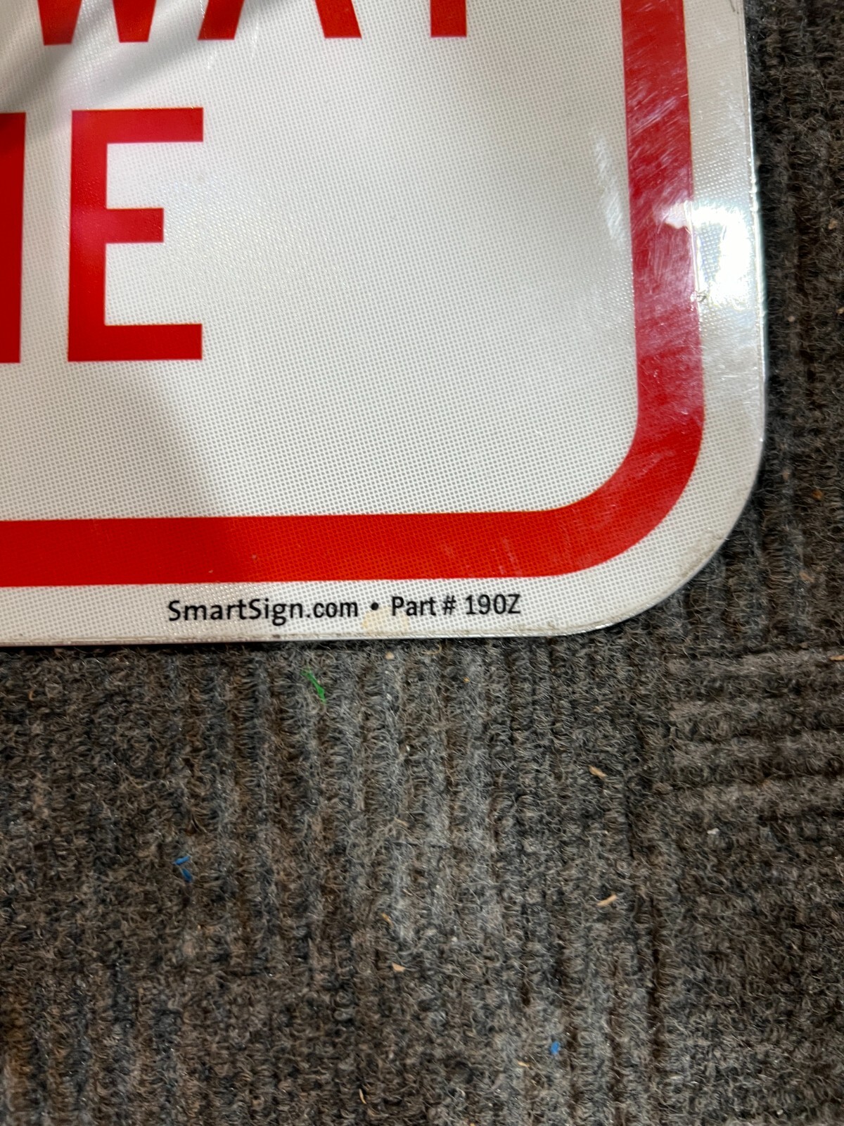 (QTY 3) SmartSign No Parking Tow Away Zone Sign 190Z 3M Engineer Grade Aluminum