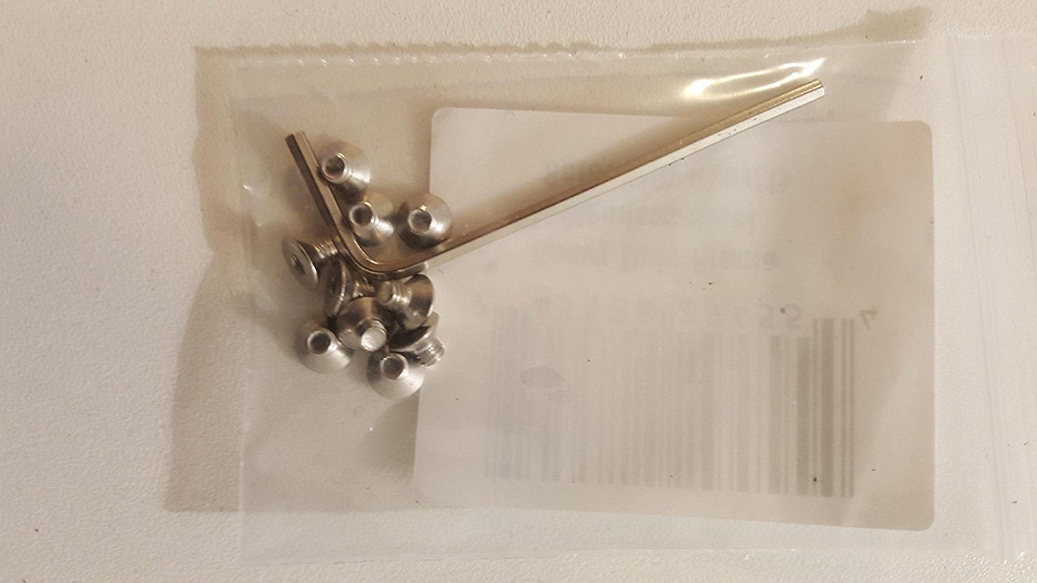 Screw Set for stainless Steel certificate frame-.REF24-1027