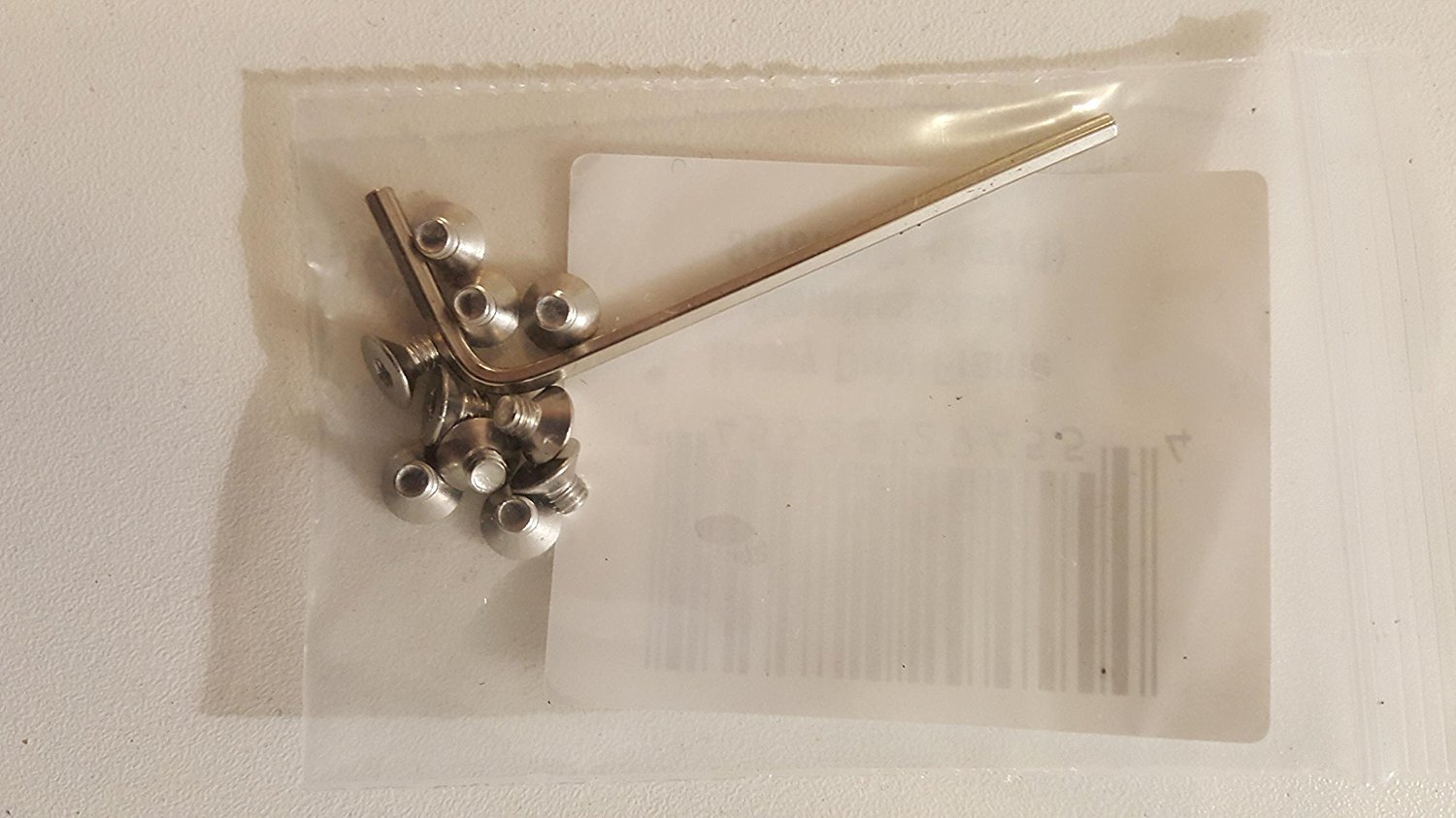 Screw Set for stainless Steel certificate frame-.REF24-1027
