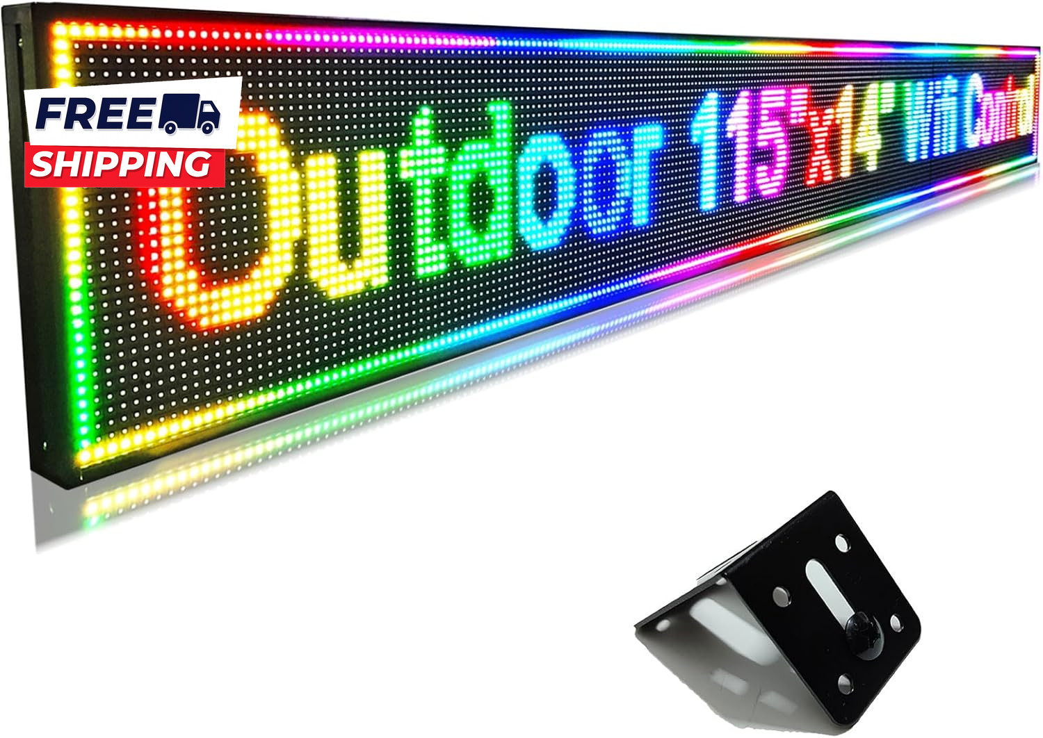 HS Programmable Led Sign Scrolling Outdoor Digital Display Screen Open Neon Sign