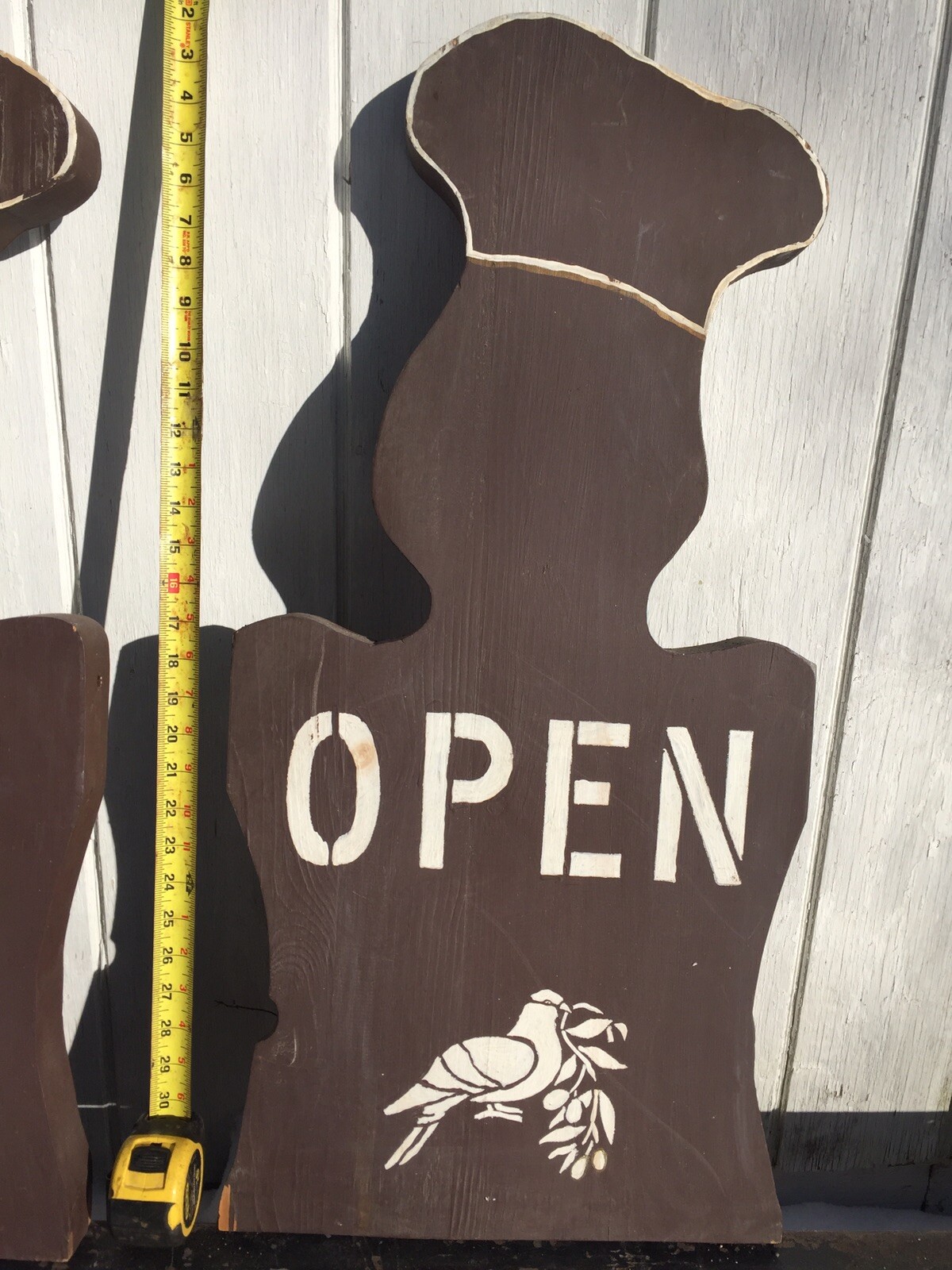 Custom Chef Profile Signs. Urban/Modern/Industrial. Vintage Wood. Commercial.