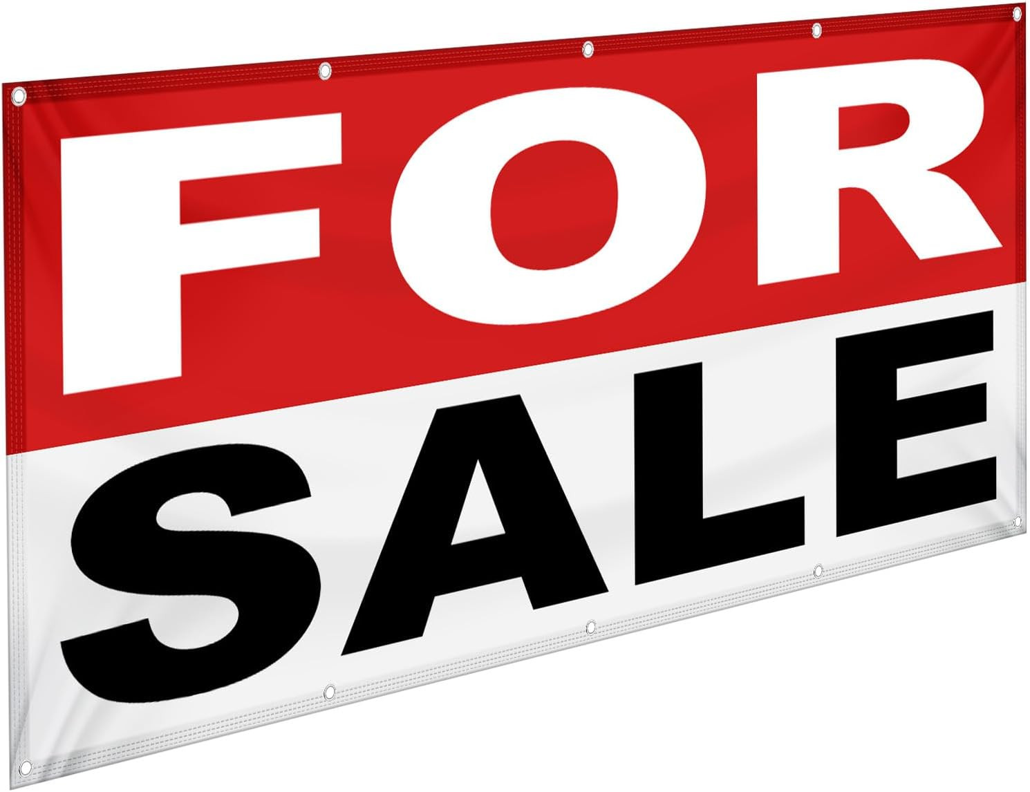 3X8 Ft for Sale Fabric Store Sale Sign Reusable Large Advertising Banner with Me