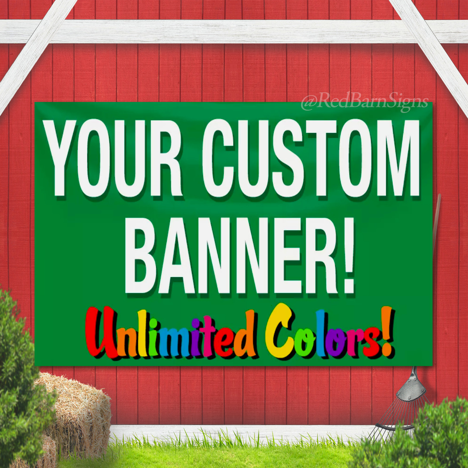 Personalized Banner High Quality Plastic Indoor Outdoor