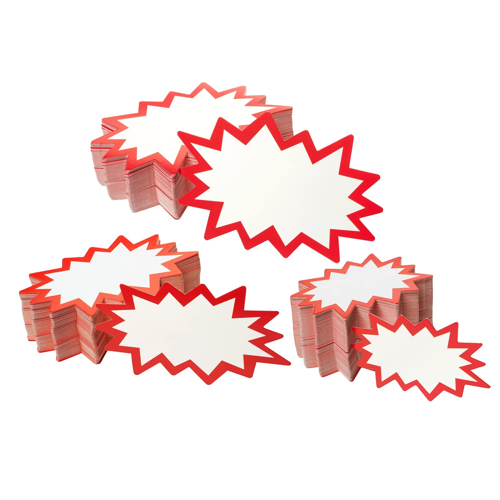 Starburst Signs with Stickers 300pcs | Price Tags for Yard, Estate, Garage Sa…