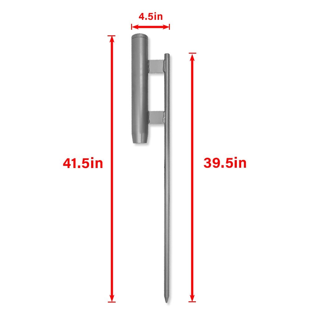 GROUND SPIKE for 20ft Deluxe Fiberglass Flag Pole (pole not included)
