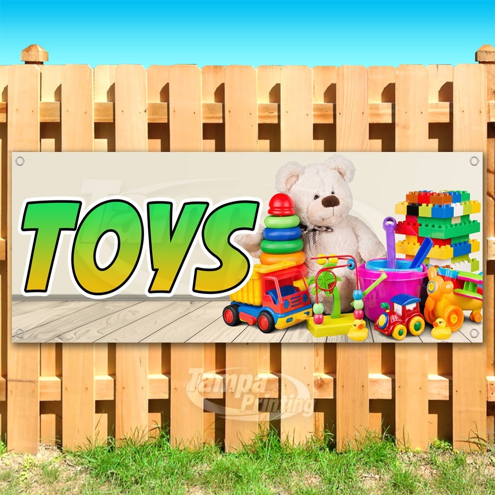 TOYS Advertising Children Fun Collectables Vinyl Banner Flag Sign USA SB11058