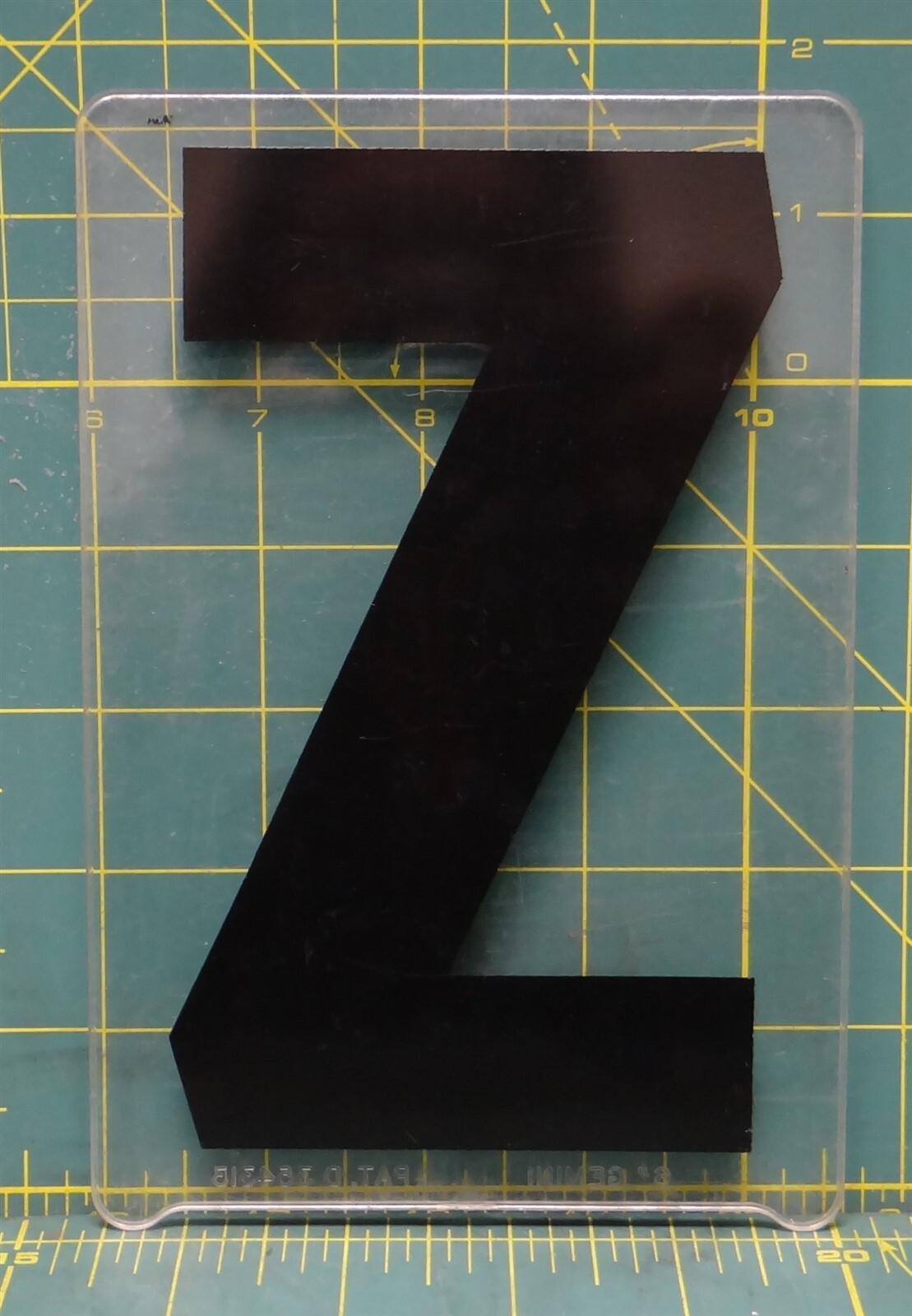 (Z) 7″ x 4-1/2″ Acrylic Wagner Zip-Change Marquee Sign Changeable Letter