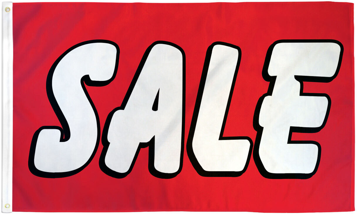 Sale Flag 3x5ft Business Flag Advertising Sign Sale Here RED/WHITE