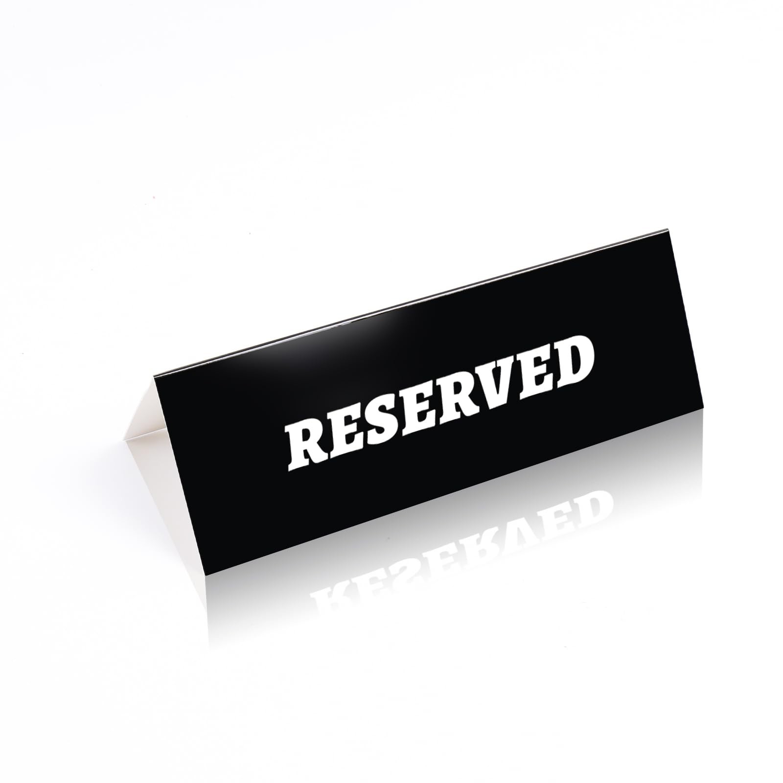 Reserved Table Sign For Wedding Chair Seating 7.8×5.5IN 6 PCS Meeting Event
